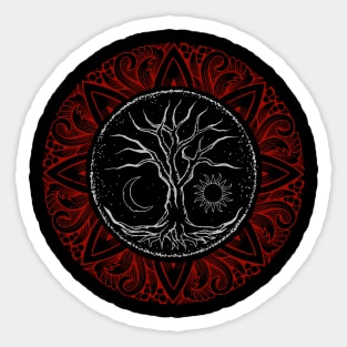 Yggdrasil Tree Of Life Viking Odin World Ash Sticker